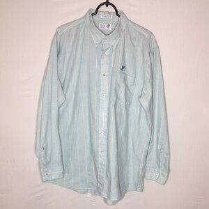 Career Club The Duck Collection Size XL Button Up Shirt Mens VTG Long Sleeve